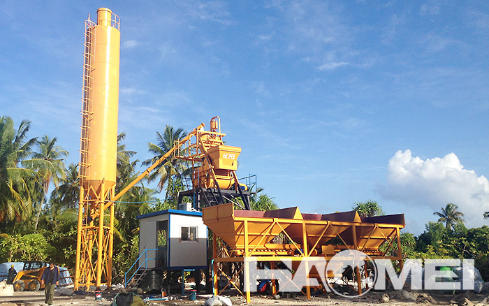 HZS35 Stationary Concrete Batching Plant