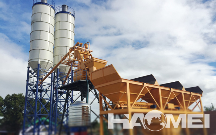 HZS75 Stationary Concrete Batching Plant