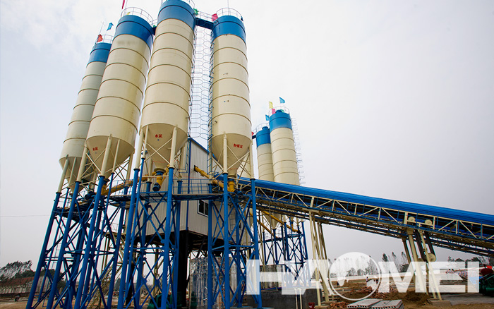 HZS120 Stationary Concrete Batching Plant