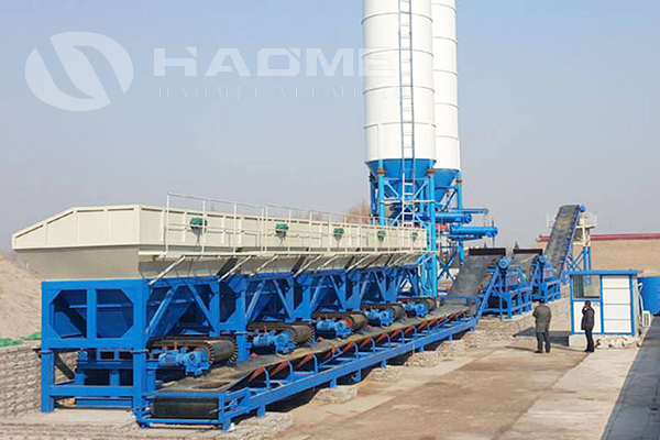 concrete batching plant process